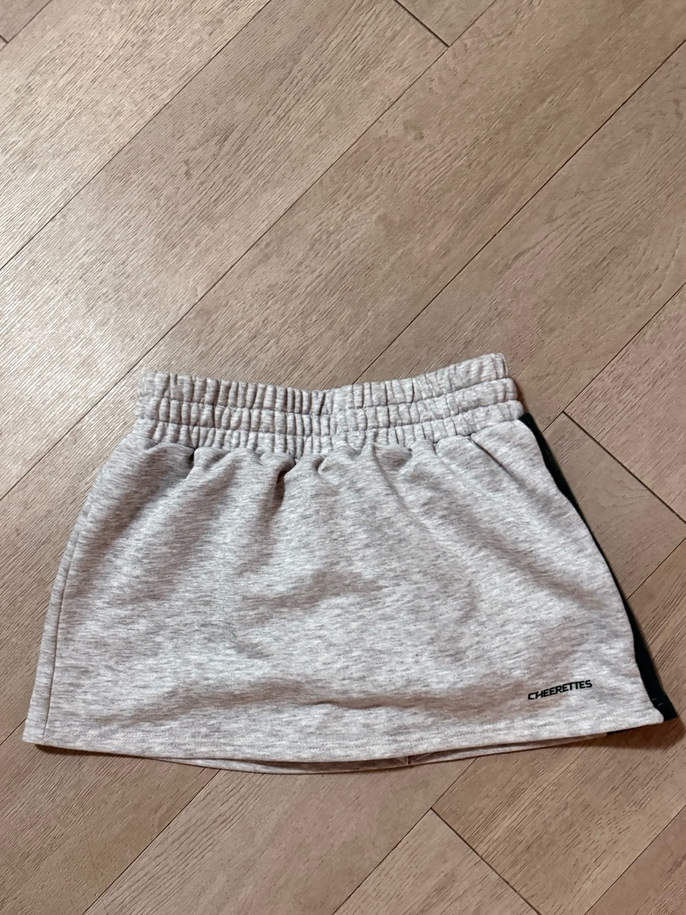 SHEIN Grey Mini Skirt with Elastic Waist